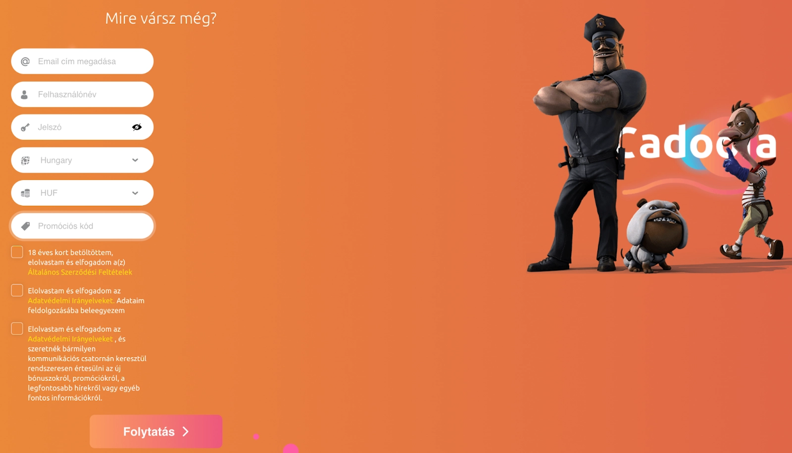 Csatlakozz a Cadoola Casinóhoz – regisztrálj és kezdj el játszani most! Regisztráció a Cadoola Casinóban – gyors és egyszerű fiók létrehozási folyamat